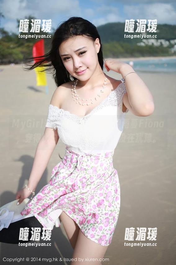 MyGirl美媛馆 - 图集里的伊雨蔓Fiona，穿得比白纸还干脆，一点没在犹豫。